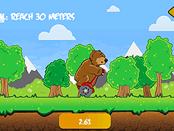 Bear on a Scooter - Fun/Crazy - GAMEPOST.COM