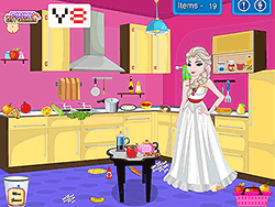 Princess Elsa Kitchen Cleaning