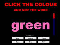 Click The Colour Not The Word