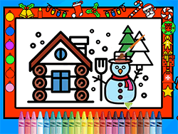 Color and Decorate Christmas - Fun/Crazy - GAMEPOST.COM