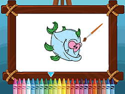 Angry Fish Coloring - Arcade & Classic - GAMEPOST.COM