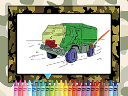 Military Trucks Coloring - Arcade & Classic - GAMEPOST.COM