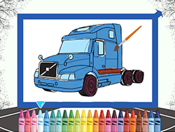 Volvo Trucks Coloring - Skill - GAMEPOST.COM