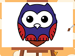Magic Owl Coloring
