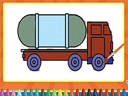 Tank Trucks Coloring - Skill - GAMEPOST.COM