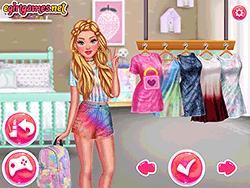Princesses Tie Dye Fashion - Girls - GAMEPOST.COM