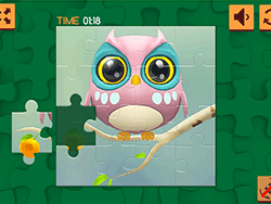 Cute Owl Puzzle - Thinking - GAMEPOST.COM