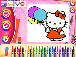 Kitty Cat Coloring Book - Girls - GAMEPOST.COM