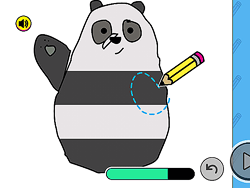We Bare Bears: How to Draw Panda - Arcade & Classic - GAMEPOST.COM