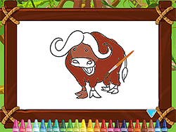 Funky Animals Coloring - Skill - GAMEPOST.COM