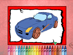 Muscle Cars Coloring - Fun/Crazy - GAMEPOST.COM