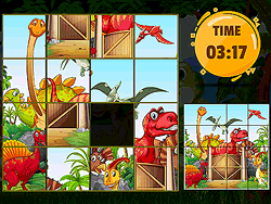 Dino Sliding Puzzles - Arcade & Classic - GAMEPOST.COM