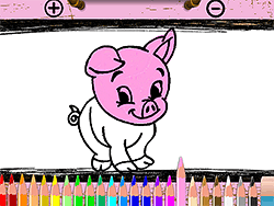 BTS Pig Coloring Game - Skill - GAMEPOST.COM