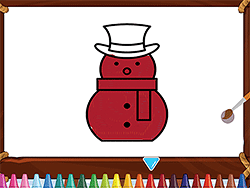 Happy Snowman Coloring - Skill - GAMEPOST.COM