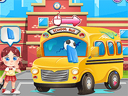 Deep Cleaning School Bus - Girls - GAMEPOST.COM