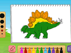 Coloring Book Dinosaurs - Arcade & Classic - GAMEPOST.COM