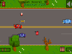 Pixel Road Survival - Racing & Driving - GAMEPOST.COM