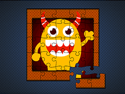 Cute Monsters Jigsaw - Thinking - GAMEPOST.COM