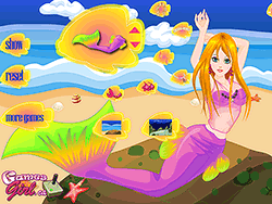 Sandy Beach Mermaid