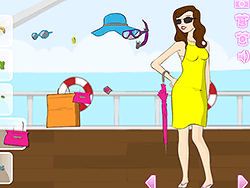 Summer Style Coloring Dressup