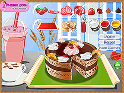 Strawberry Cheese Cake Decoration