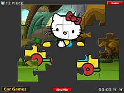 Hello Kitty Car Puzzle