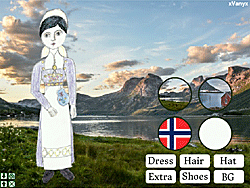Norwegian Paper Doll Dress Up