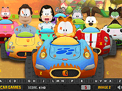 Garfield Car Hidden Letters