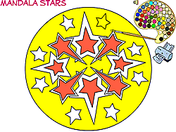 Mandala Stars Coloring
