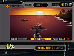 Mantis Attack: Sea Defense