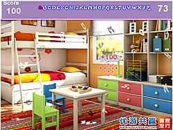 Kids Colorful Room Hidden Alphabets