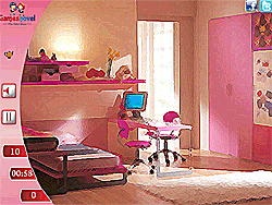 Pink Living Room Hidden Object