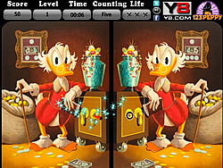 Scrooge McDuck Spot The Difference