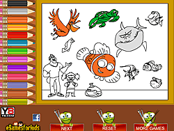 Nemo Coloring Game