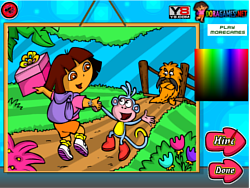 Dora and Boots Color