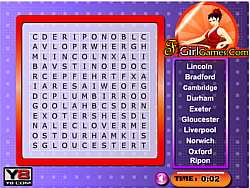 Cities In United Kingdom Word Search