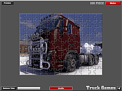 Winter Truck Jigsaw