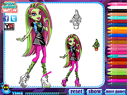 Monster High Ghouls Coloring