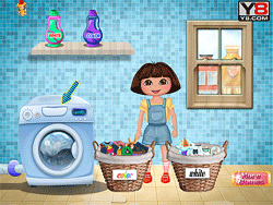 Dora Washing Clothes