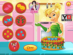 Tinkerbell cooking Fairy Cake