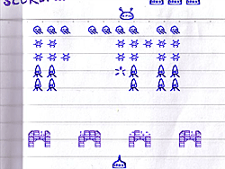 Notepad Invaders
