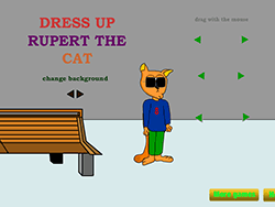 Dress Up Rupert the Cat