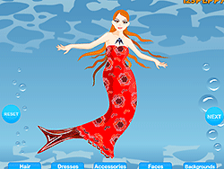 Peppy Mermaid Girl
